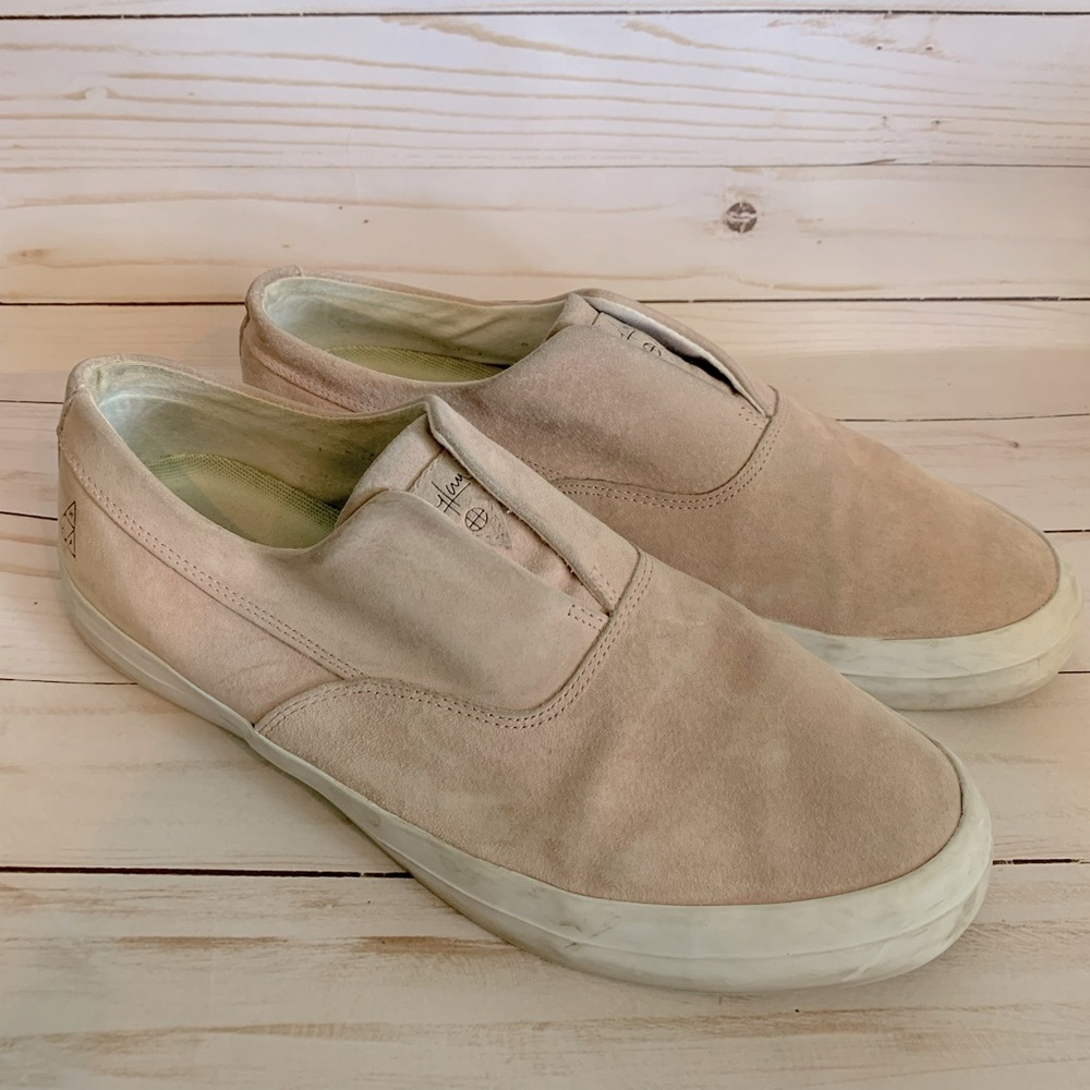 HUF “Dylan” in pink suede. Size 10